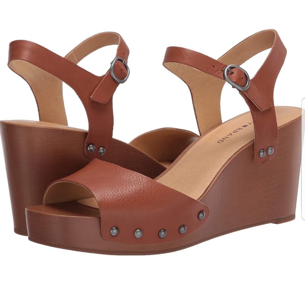 Lucky Brand *Zashti * Wedge Sandal.  New with Box